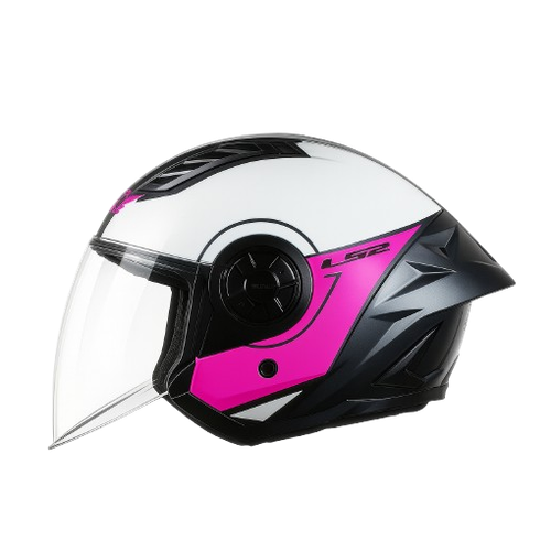 CASCO LS2 AIRFLOW ROSADO 