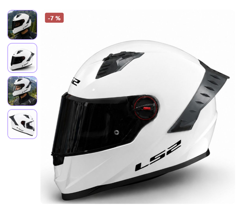 CASCO LS2 FF816 COSMOS BLANCO