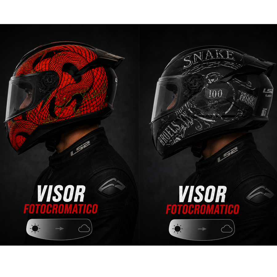 CASCO LS2 FF802 SERPENT FOTOCROMATICO