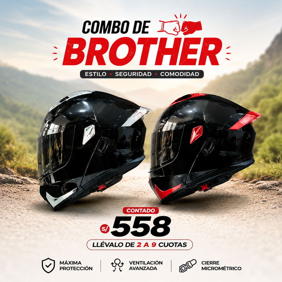 CASCO ABATIBLE CON LUZ