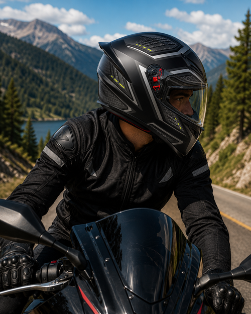 CASCO INTEGRAL KS1 SLIN NEGRO VERDE