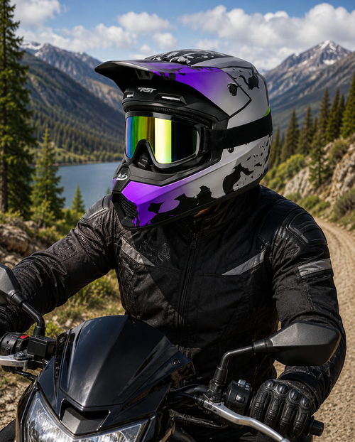 CASCO CROOS MORADO