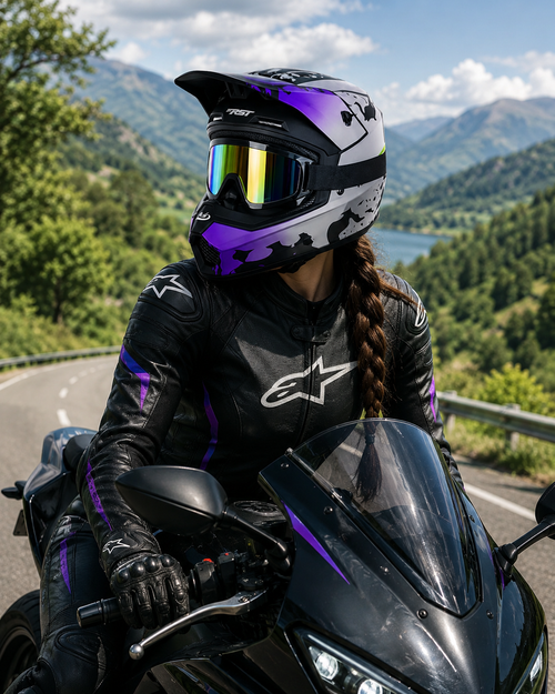 CASCO CROOS MORADO