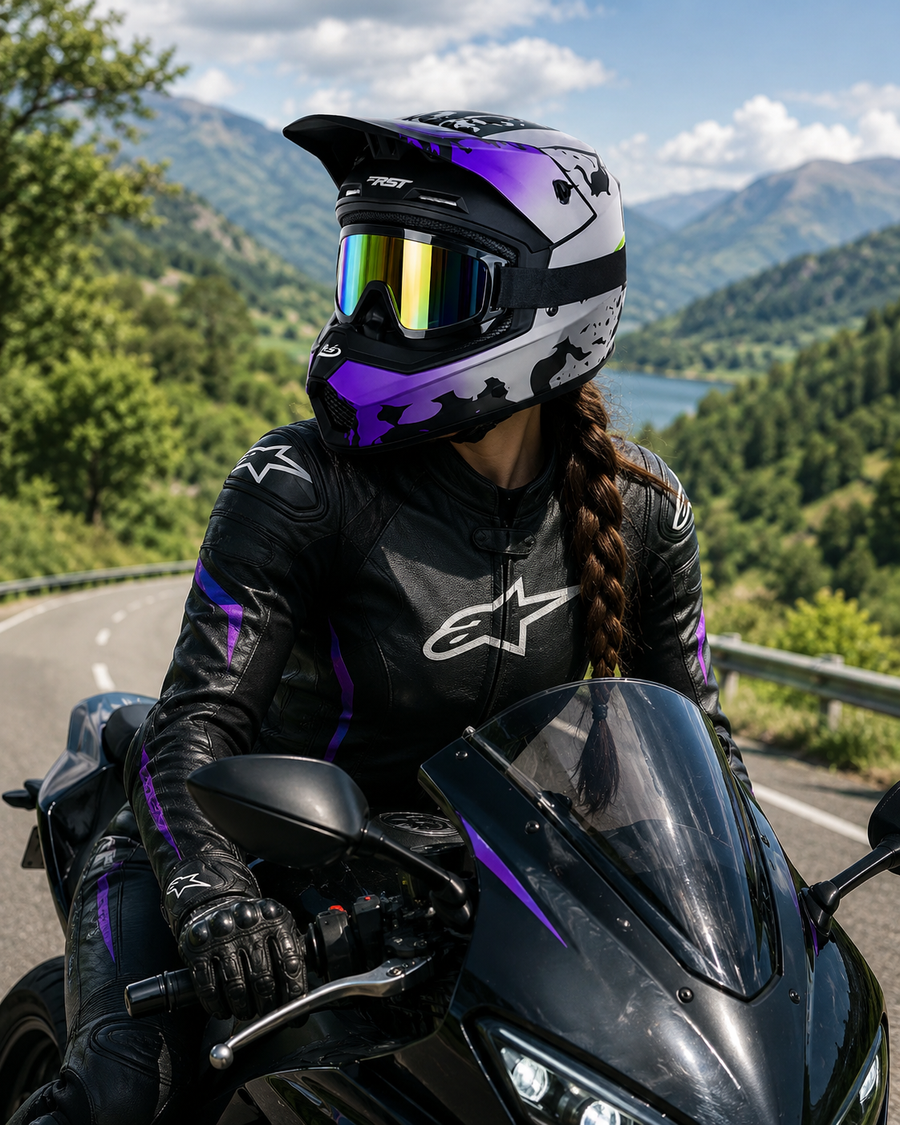 CASCO CROOS MORADO