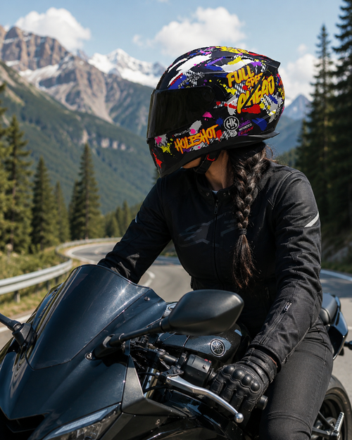 CASCO FF869 FIESTA NEGRO AMARILLO