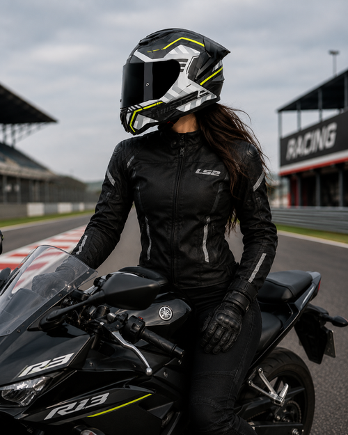 CASCO FF810 ESTEBAN NEGRO VERDE