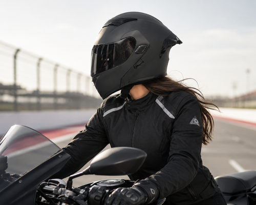 CASCO XKUDO 169 ABATIBLE NEGRO MATE