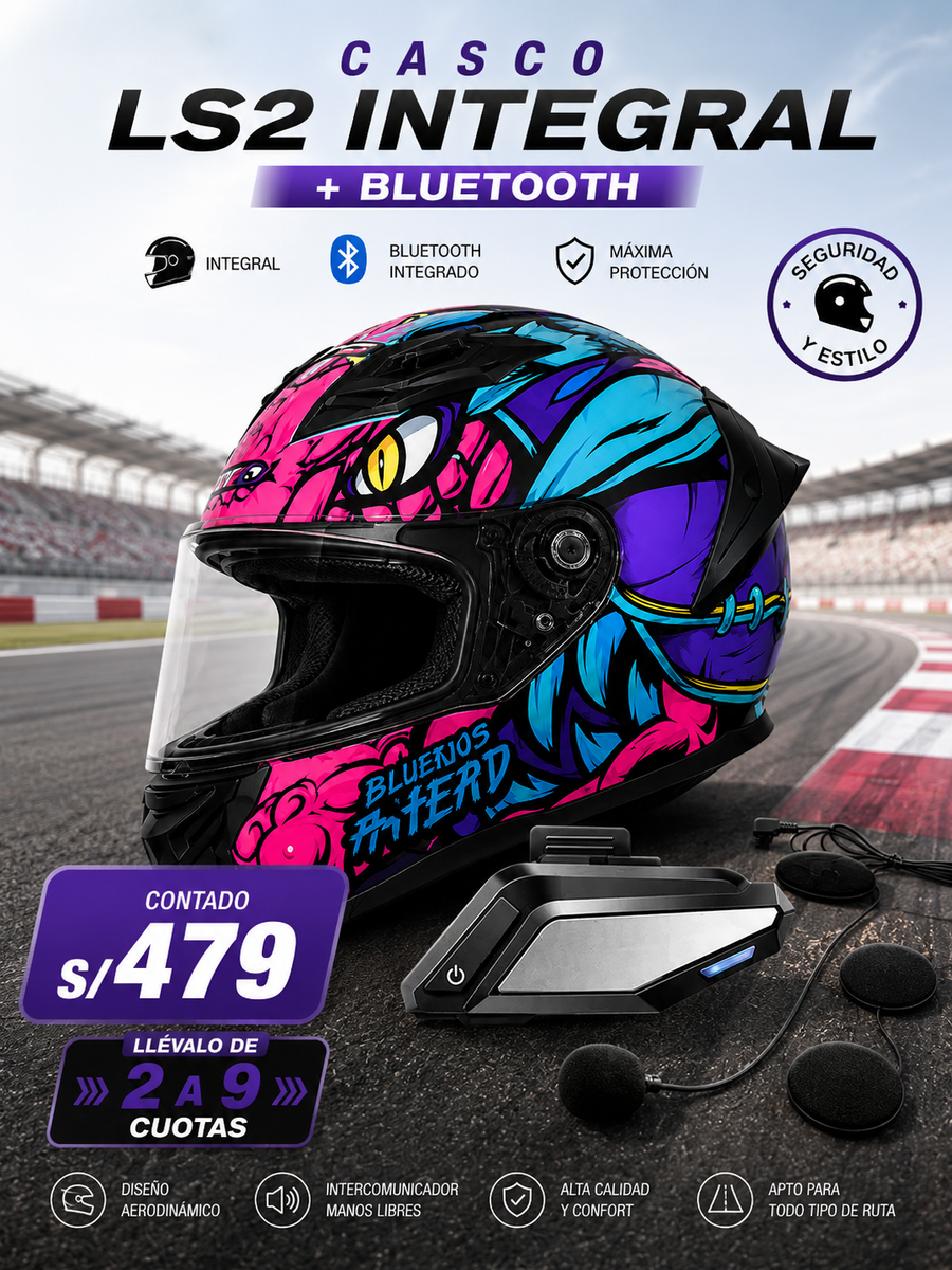 CASCO INTEGRAL+BLUETOOTH