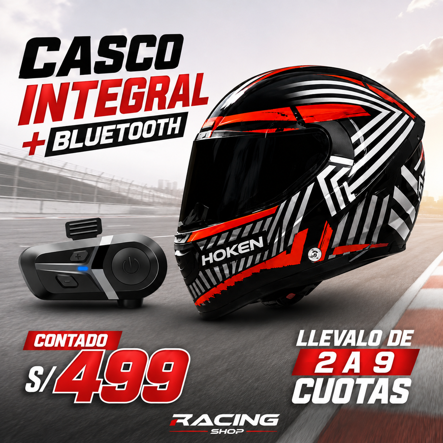 CASCO INTEGRAL+BLUETOOTH