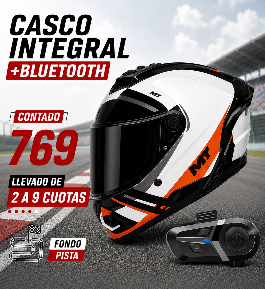CASCO INTEGRAL+BLUETOOTH