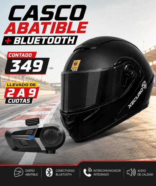 CASCO ABATIBLE+BLUETOOTH