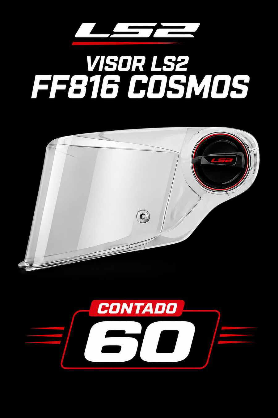VISOR LS2 FF816 COSMOS TRANSPARENTE