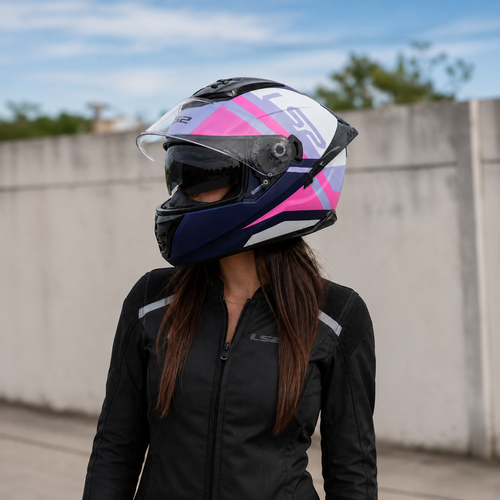 CASCO LS2 FF806 FUSION SEVEN MATT LILA PURPLE