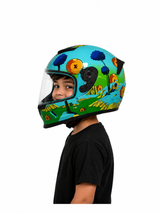CASCO INTEGRAL X357 KID SFERA VERDE
