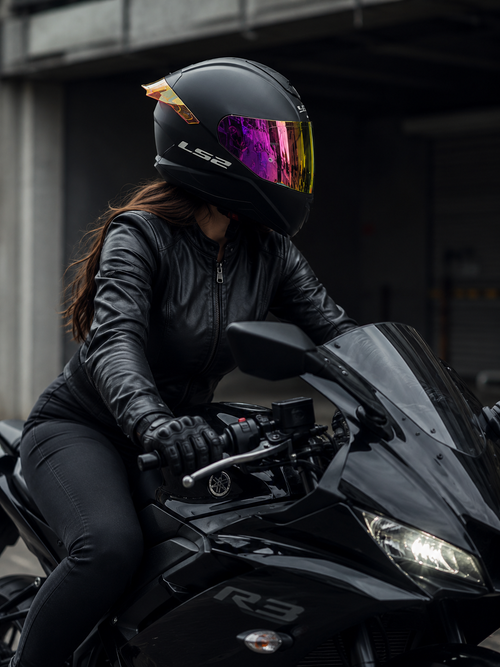 CASCO LS2 FF802 NEGRO MATE FOTOCROMATICO