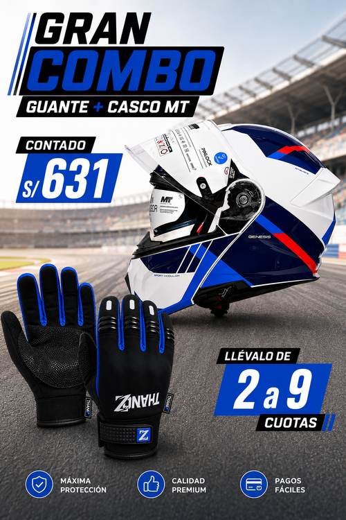 CASCO MT+GUANTE