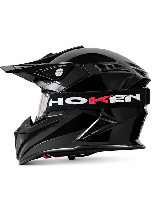 CASCO CROSS X801 NEGRO BRILLO