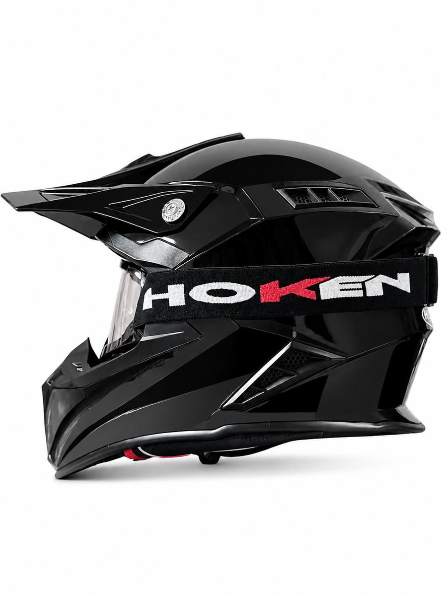 CASCO CROSS X801 NEGRO BRILLO