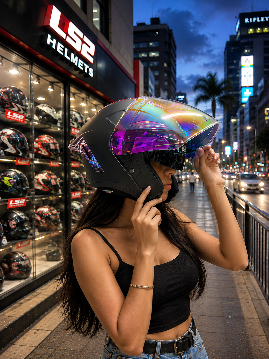 CASCO KT817 OPEN FACE NEGRO MATE ROSA