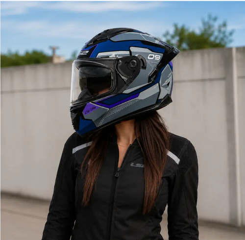 CASCO LS2 FF806 FUSION NAVY BLUE GREY