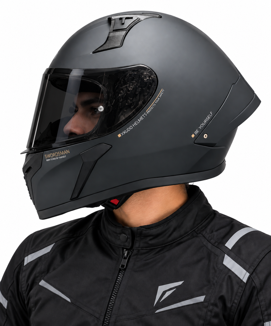 CASCO XKUDO 357 NEGRO MATE 
