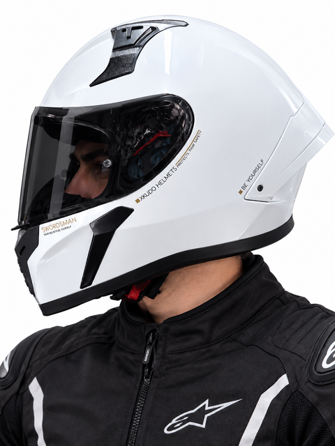 CASCO XKUDO 357 INTEGRAL BLANCO BRILLO 