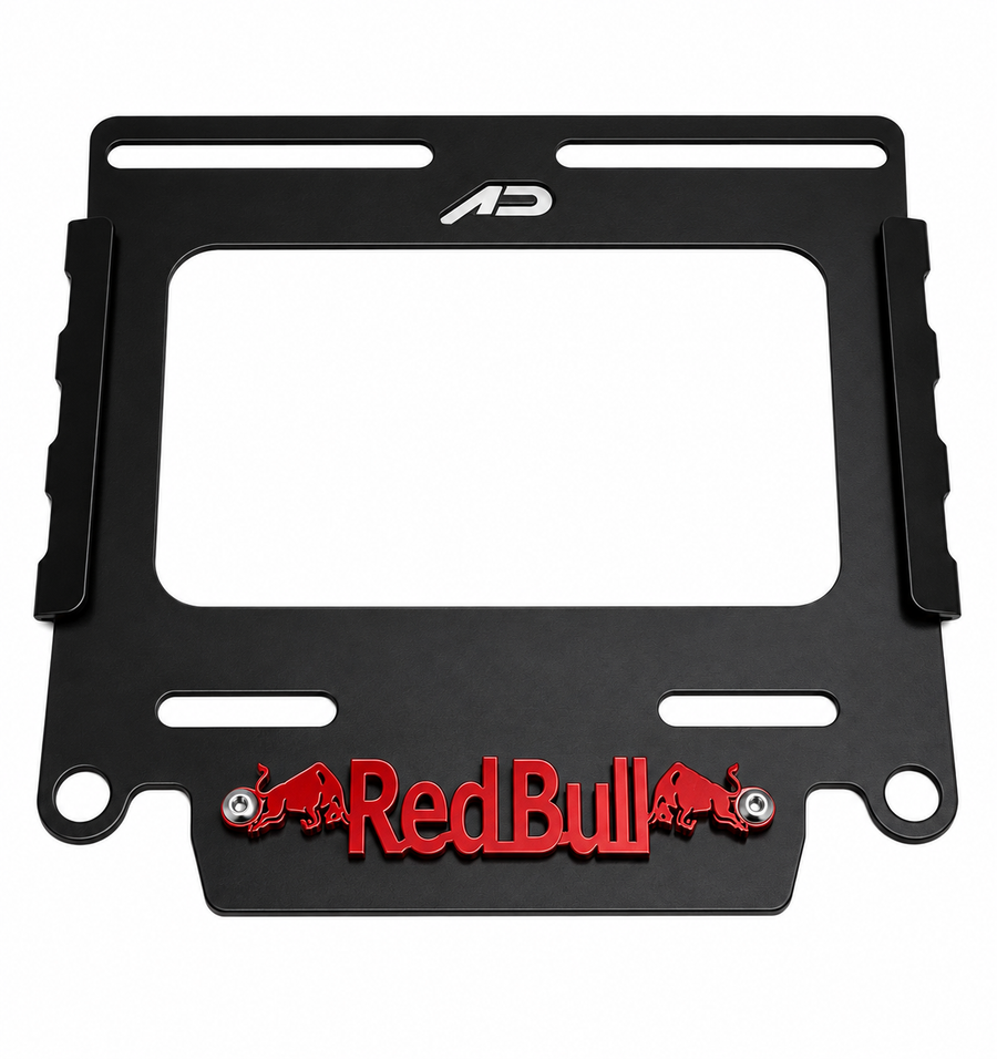 PORTA PLACA RED BULL ROJO