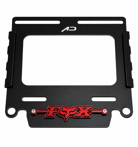 PORTA PLACA FOX ROJO