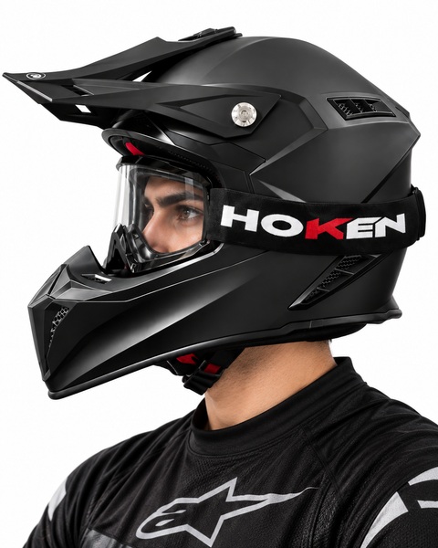 CASCO CROSS X801 NEGRO MATE