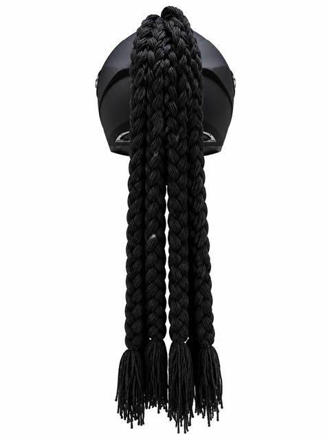 TRENZA DE LANA NEGRA
