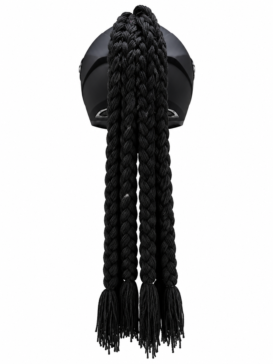 TRENZA DE LANA NEGRA