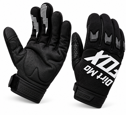 GUANTES DEPORTIVOS NEGRO BLANCO