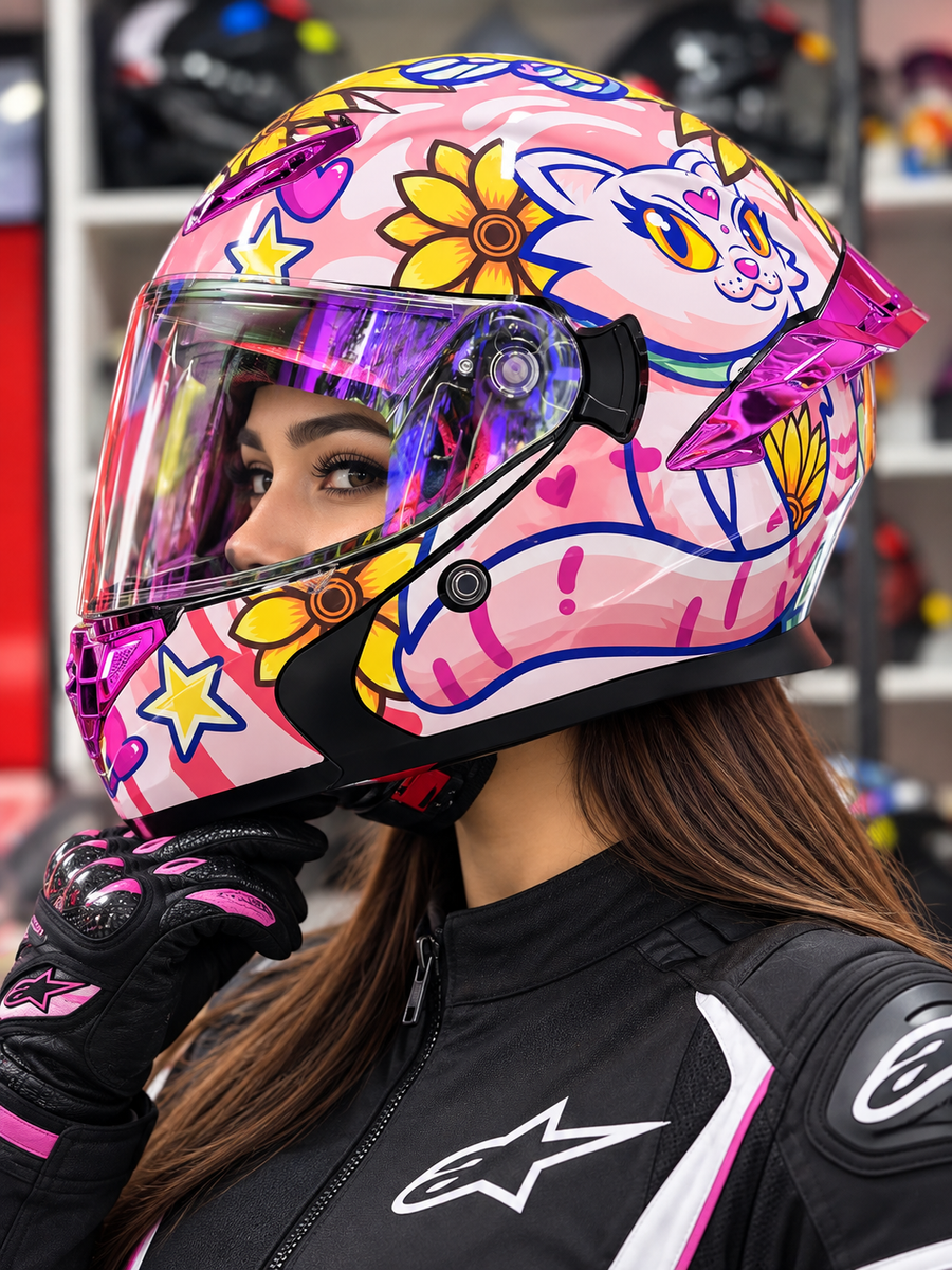CASCO LOGAN GATO LUNAR ABATIBLE