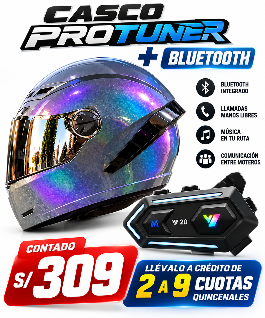 CASCO INTEGRAL 501 CAMALEON+BLUETOOTH