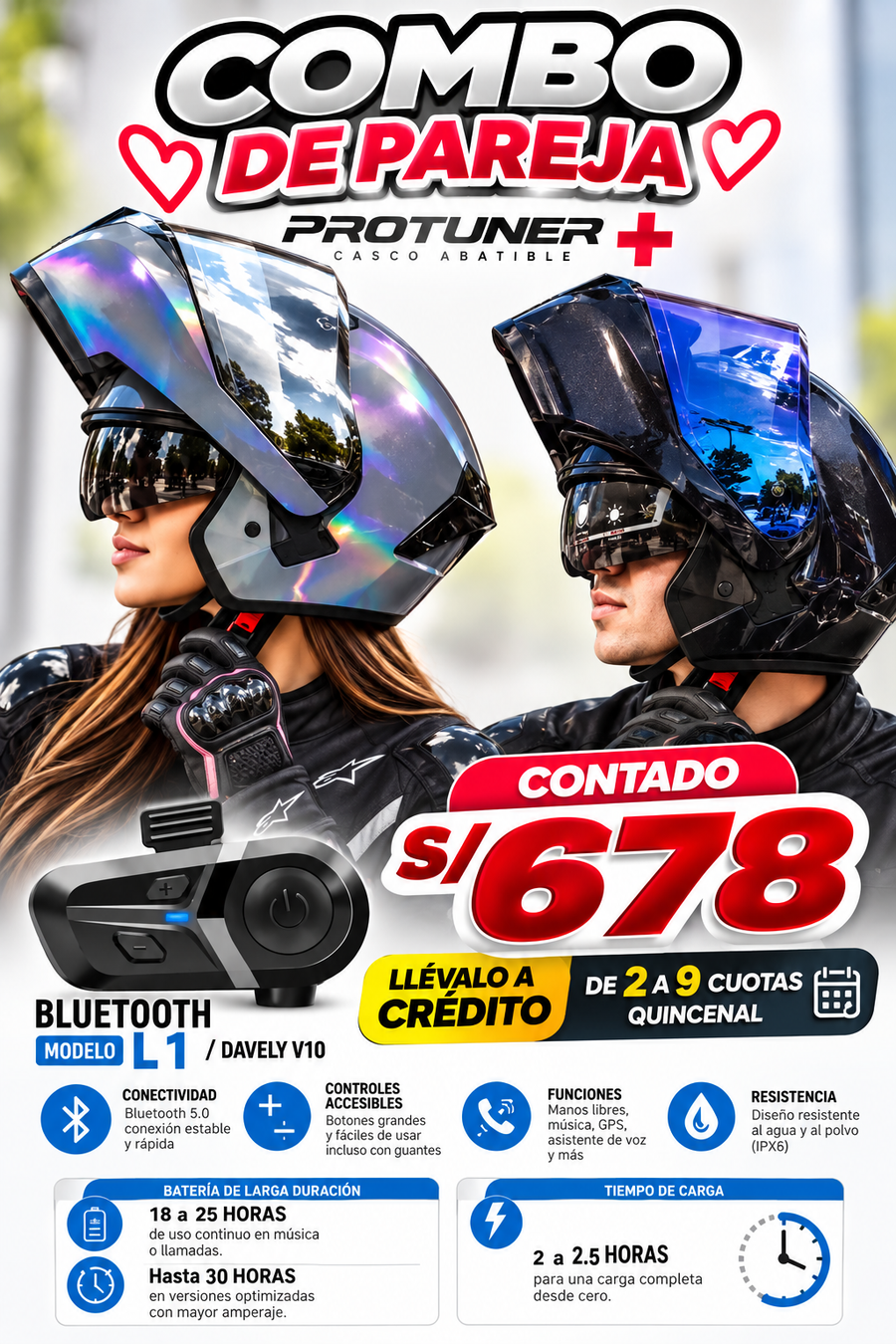 CASCO ABATIBLE 3120 CAMALEON+BLUETOOTH