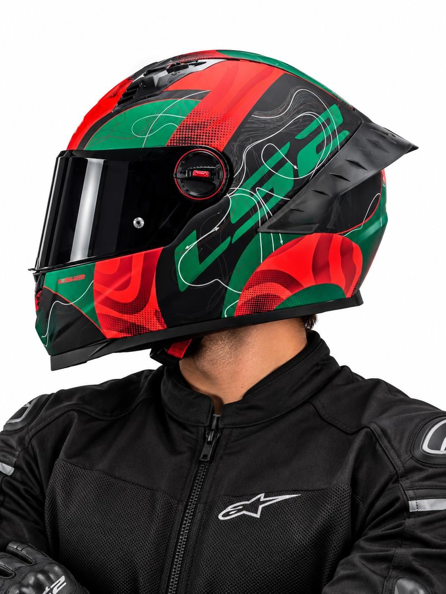 CASCO COSMOS MEDUXA VERDE NARANJA