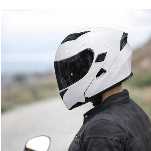 CASCO XKUDO 169 ABATIBLE BLANCO