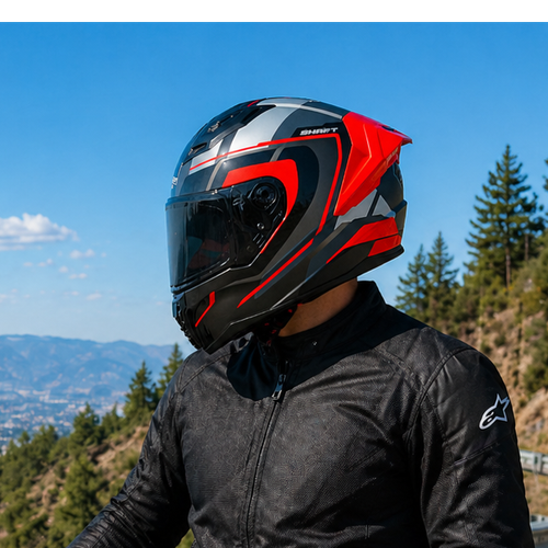 CASCO FF810 FOKUS GRIS ROJO