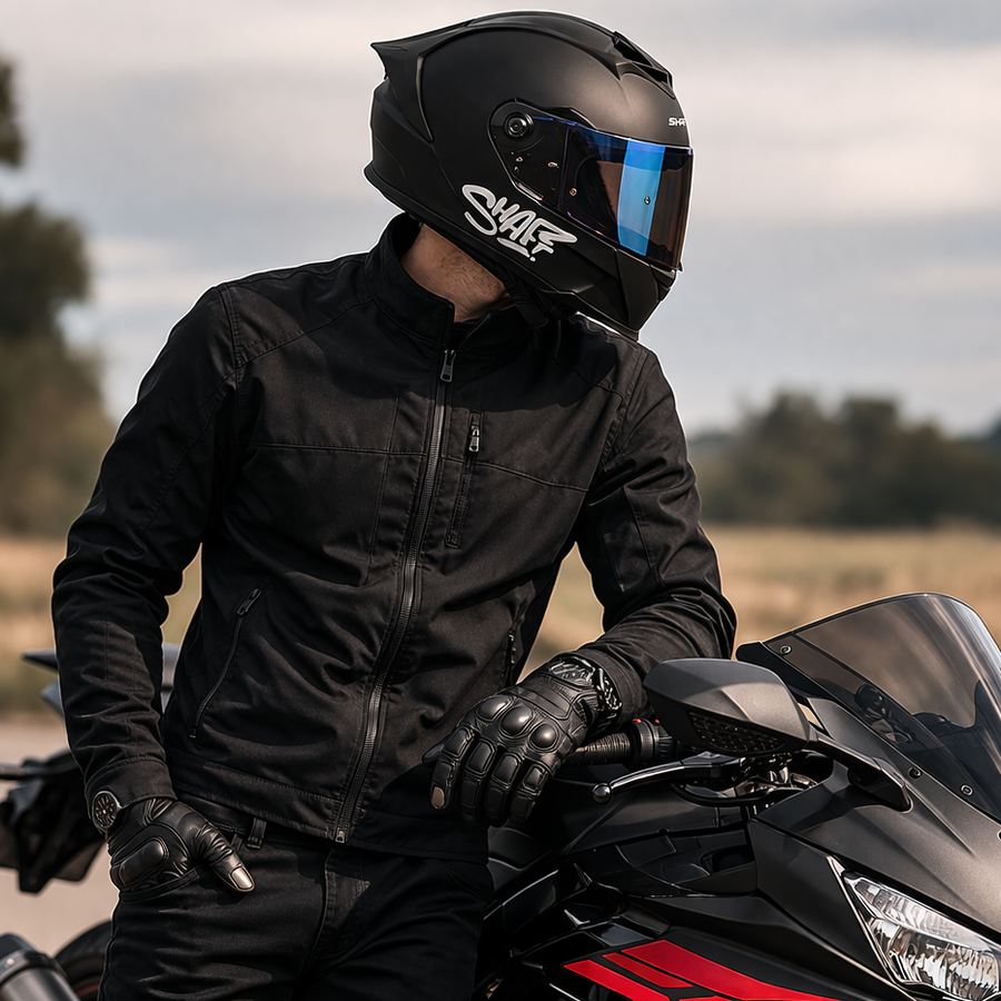 CASCO SHAFTH 502 NEGRO PLATA